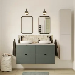 Robinet Lavabo Et Vasque|GoodHome Mitigeur de lavabo XL, noir mat, Maza