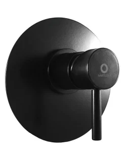 Colonne De Douche Encastrable|Rav Mitigeur douche encastrable SEINA en laiton noir 15 cm