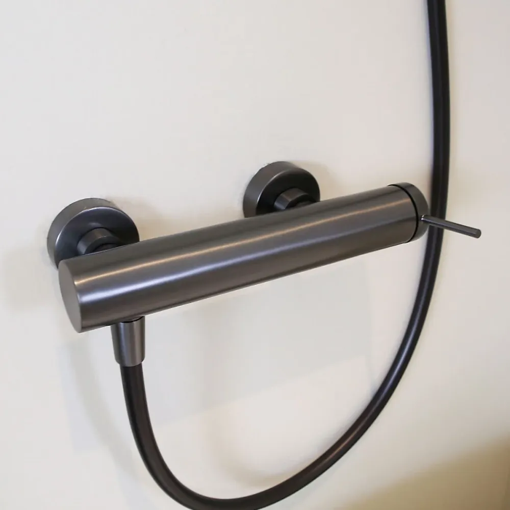 Essebagno Mitigeur douche mécanique gun métal Luisa
