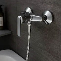 Essebagno Mitigeur douche mécanique chrome NF Largo