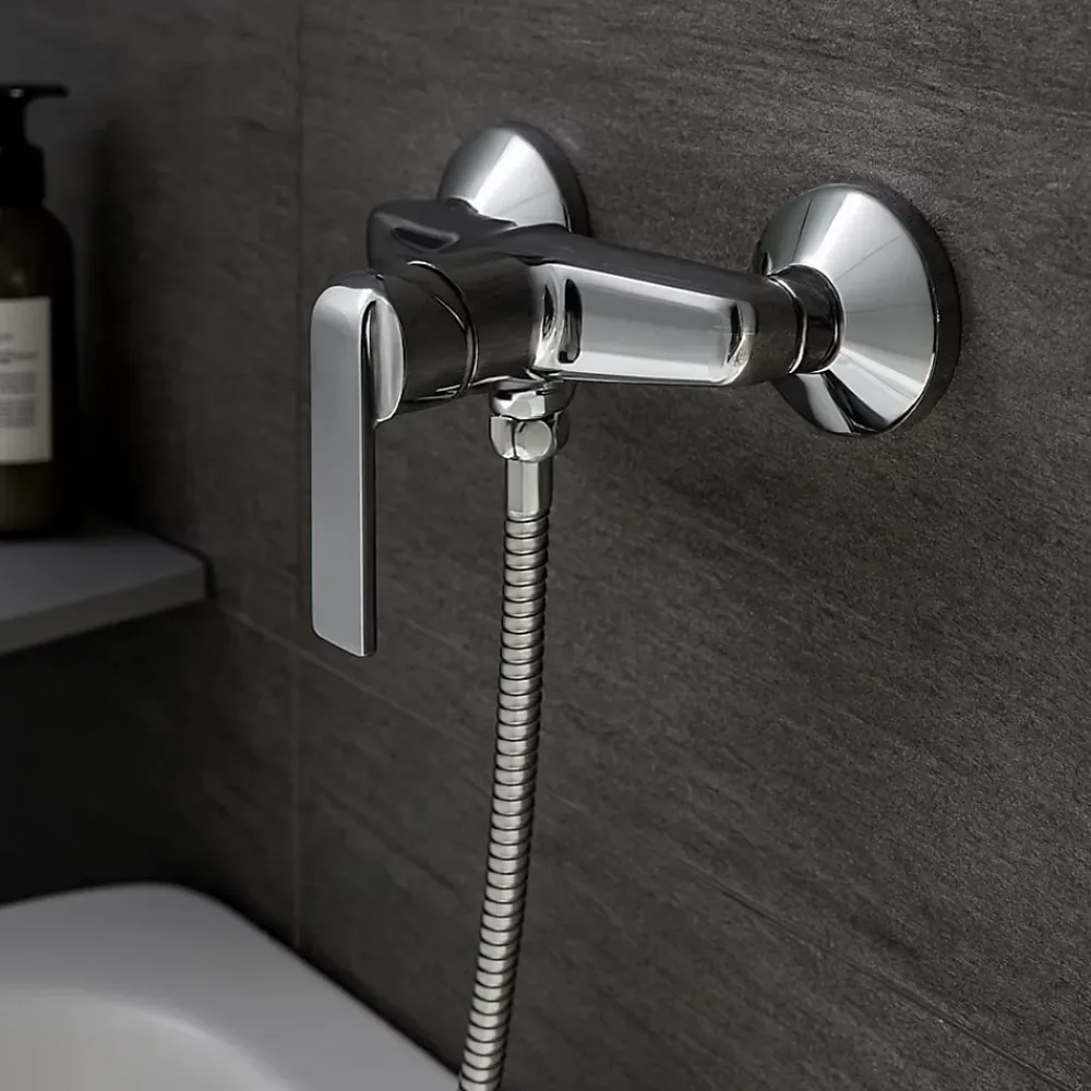 Essebagno Mitigeur douche mécanique chrome NF Largo