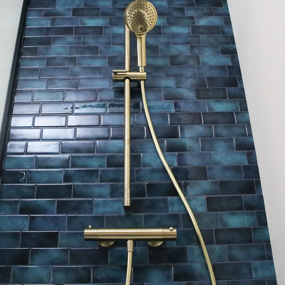 Essebagno Mitigeur douche thermostatique Or brossé Luisa