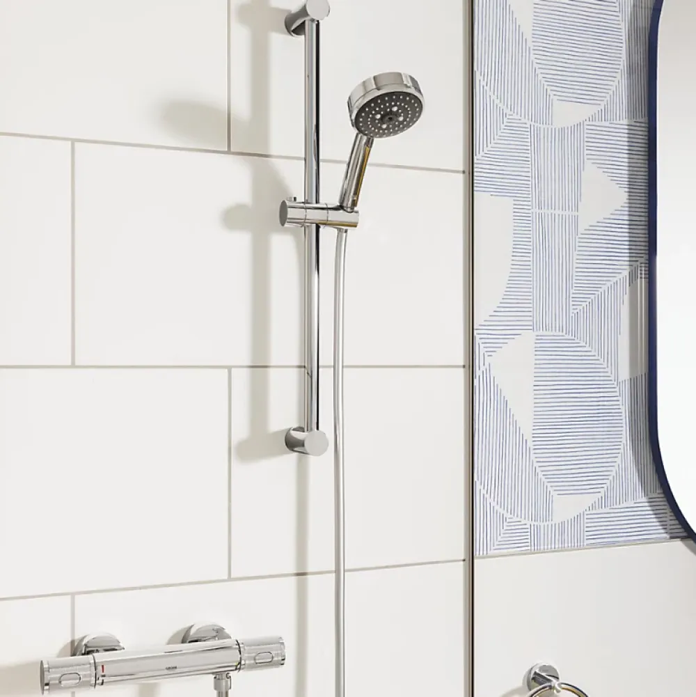 Grohe Mitigeur douche thermostatique Quickfix Precision Feel + microfibre
