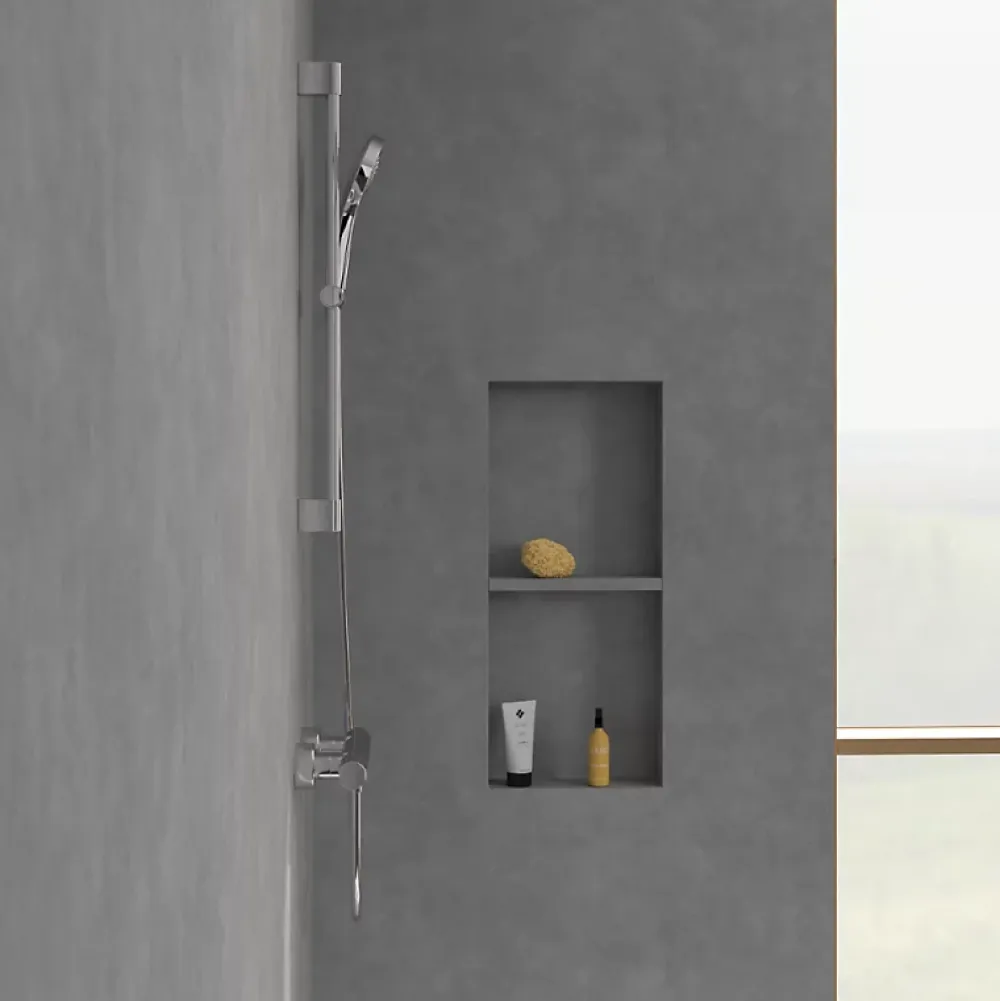 Robinet De Douche|Villeroy & Boch Mitigeur douche thermostatique VILLEROY ET BOCH Universal rond Chrome