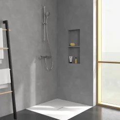 Robinet De Douche|Villeroy & Boch Mitigeur douche thermostatique VILLEROY ET BOCH Universal rond Chrome