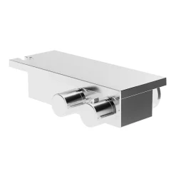 Robinet De Douche|GoodHome Mitigeur douche thermostatique chrome Kolima