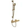 Villeroy & Boch Mitigeur douche thermostatique VILLEROY ET BOCH Universal rond + Ensemble de douche Verve Showers 3 jets Or brossé