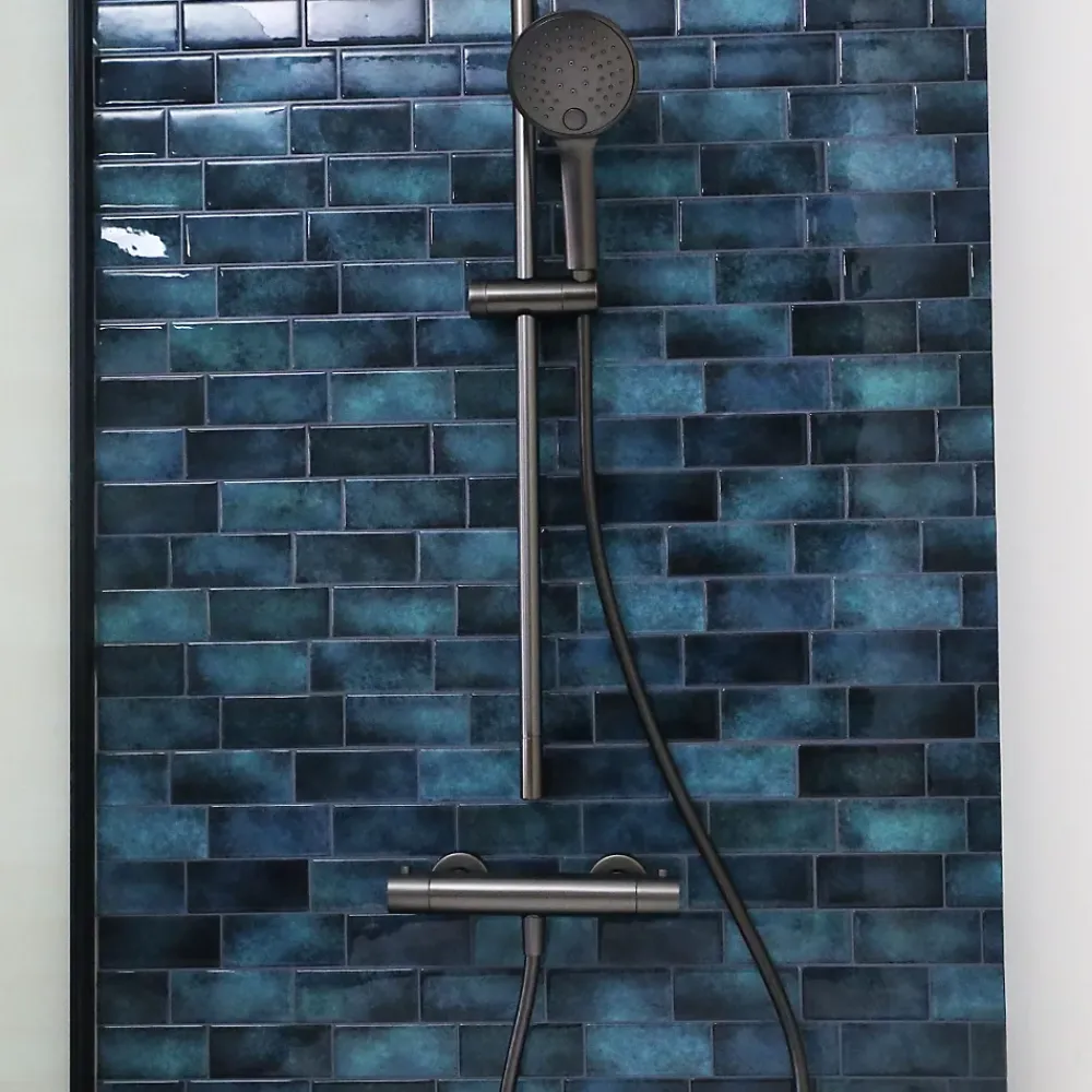 Essebagno Mitigeur douche thermostatique gun métal Luisa