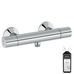 Jacob Delafon Mitigeur douche thermostatique Simone chrome + nettoyant