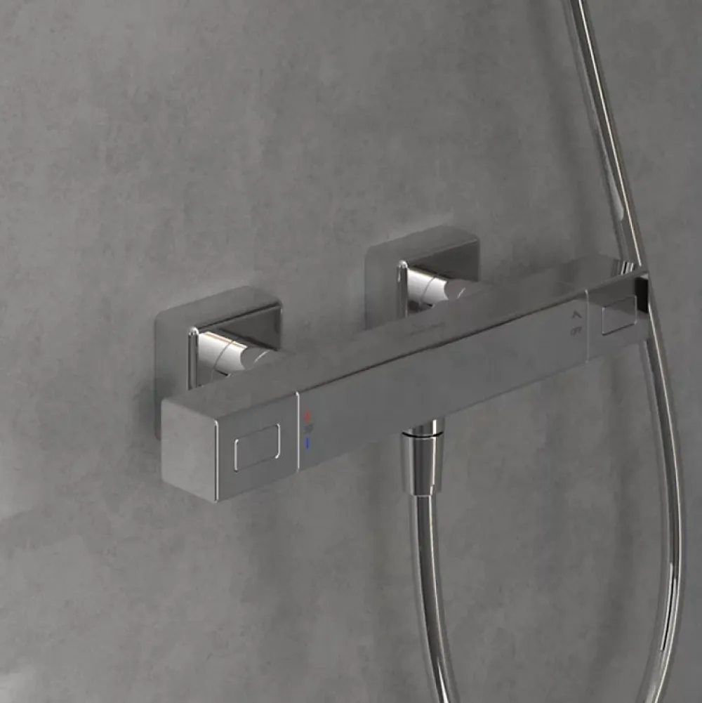 Villeroy & Boch Mitigeur douche thermostatique VILLEROY ET BOCH Universal rectangle Chrome