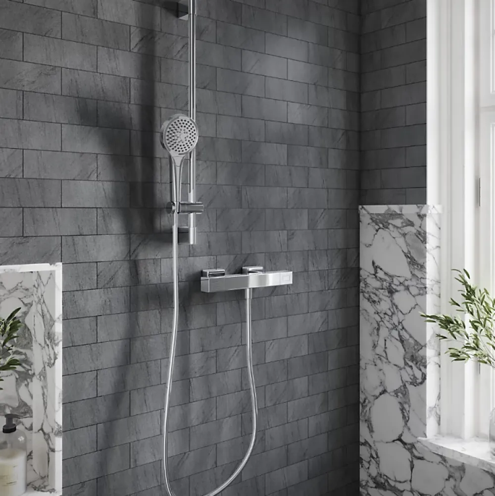 Villeroy & Boch Mitigeur douche thermostatique VILLEROY ET BOCH Universal rectangle Chrome