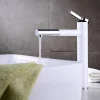 Robinet Lave-Mains|Kroos Mitigeur haut vasque Blanc & Chromé - Graffias