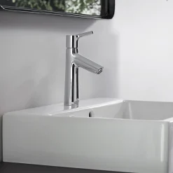 Robinet Lavabo Et Vasque|Hansgrohe Mitigeur lavabo avec tirette et vidage Talis S ComfortZone 100 surface chromé