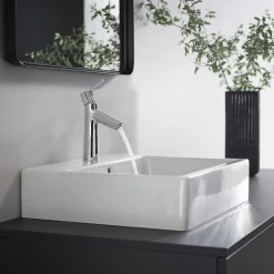 Robinet Lavabo Et Vasque|Hansgrohe Mitigeur lavabo avec tirette et vidage Talis S ComfortZone 100 surface chromé
