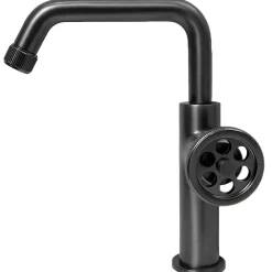 Essebagno Mitigeur lavabo bas gris gun métal Indus