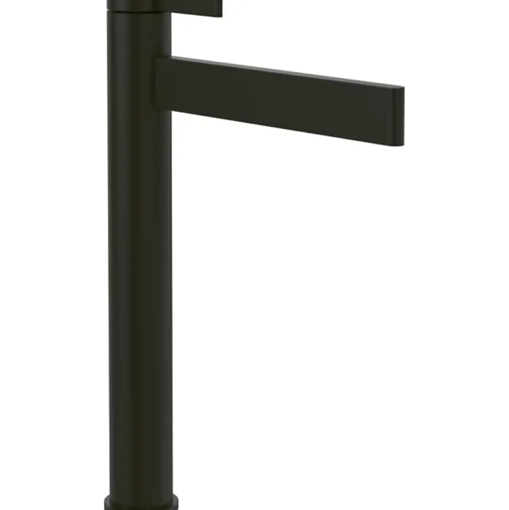 Villeroy & Boch Mitigeur lavabo droit surélevé VILLEROY ET BOCH Dawn sans tirette Noir mat