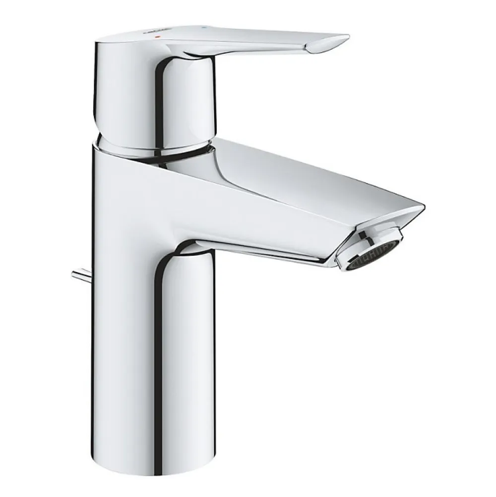 Robinet Lavabo Et Vasque|Grohe Mitigeur lavabo Quickfix Start 2021 avec tirette et vidage chromé taille S