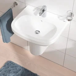 Robinet Lavabo Et Vasque|Grohe Mitigeur lavabo Quickfix Start 2021 avec tirette et vidage chromé taille S
