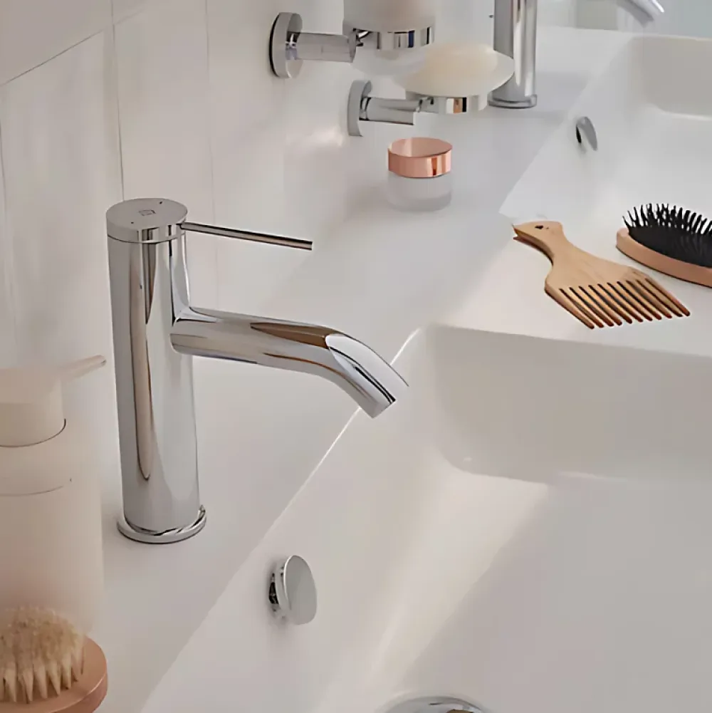 Robinet Lavabo Et Vasque|Jacob Delafon Mitigeur lavabo Grands Boulevards sans vidage Chromé