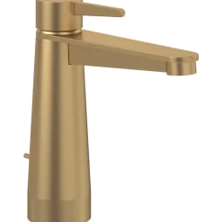 Villeroy & Boch Mitigeur lavabo VILLEROY ET BOCH Conum ouverture dessus avec tirette Chrome Or brossé