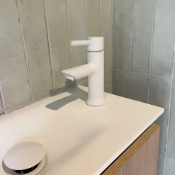 Robinet Lave-Mains|Essebagno Mitigeur lave mains blanc Luisa