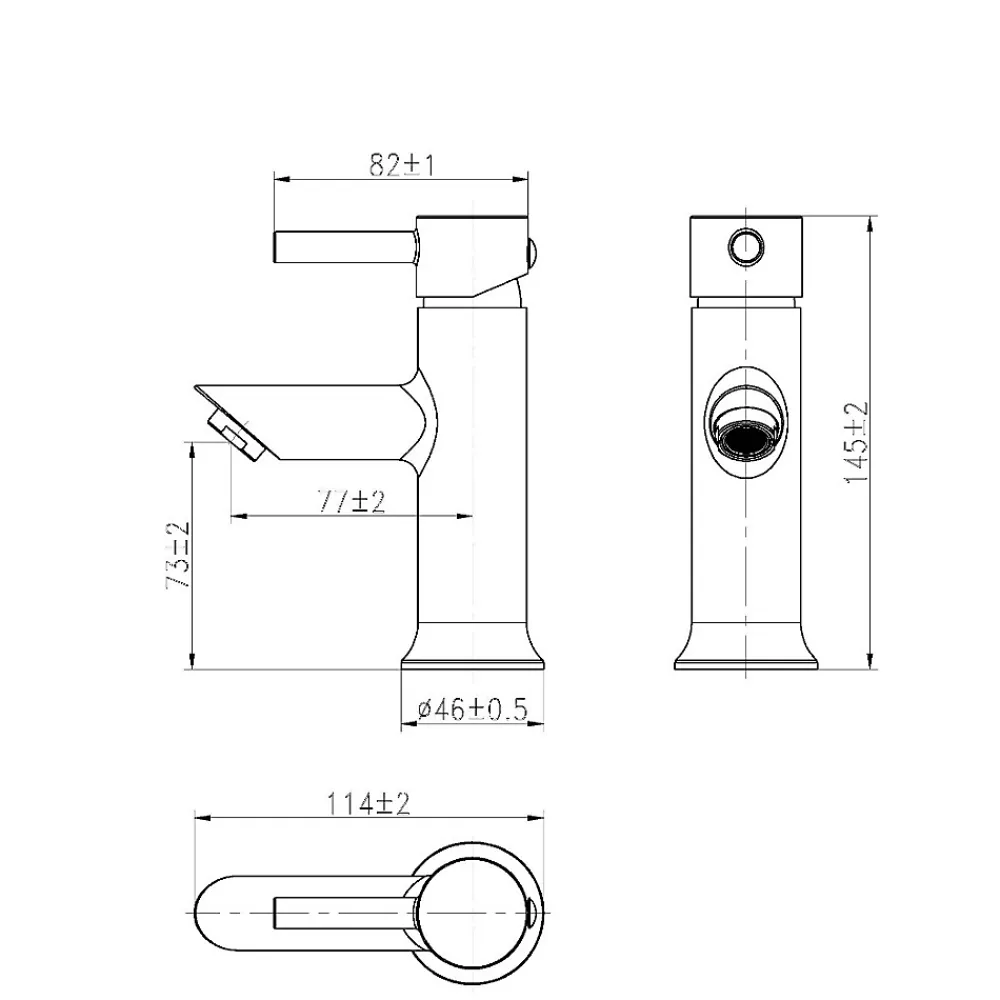 Robinet Lave-Mains|Essebagno Mitigeur lave mains blanc Luisa