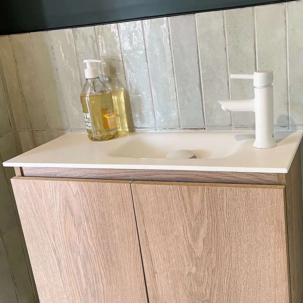 Robinet Lave-Mains|Essebagno Mitigeur lave mains blanc Luisa