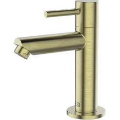Robinet Lave-Mains|Essebagno Mitigeur lave-mains or brossé eau froide Deco