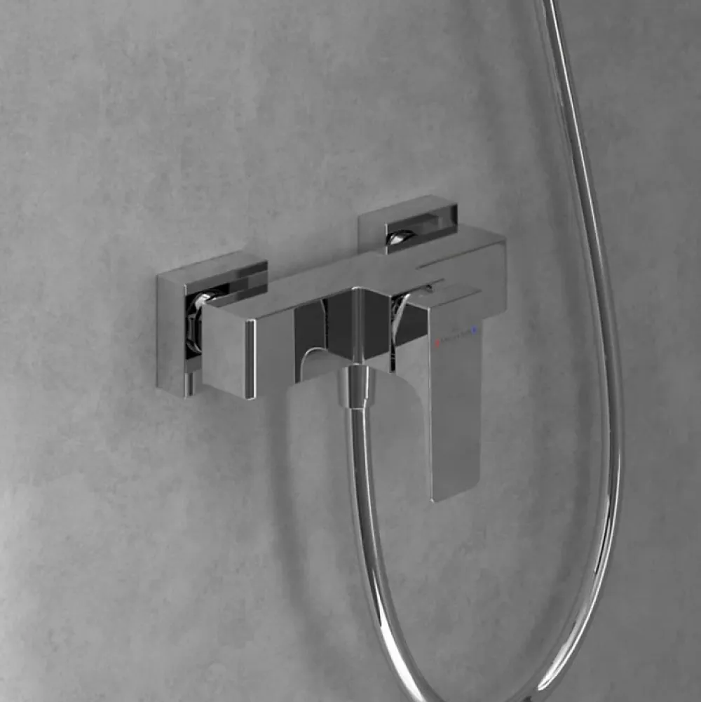 Villeroy & Boch Mitigeur mécanique douche VILLEROY ET BOCH Architectura Square Chrome