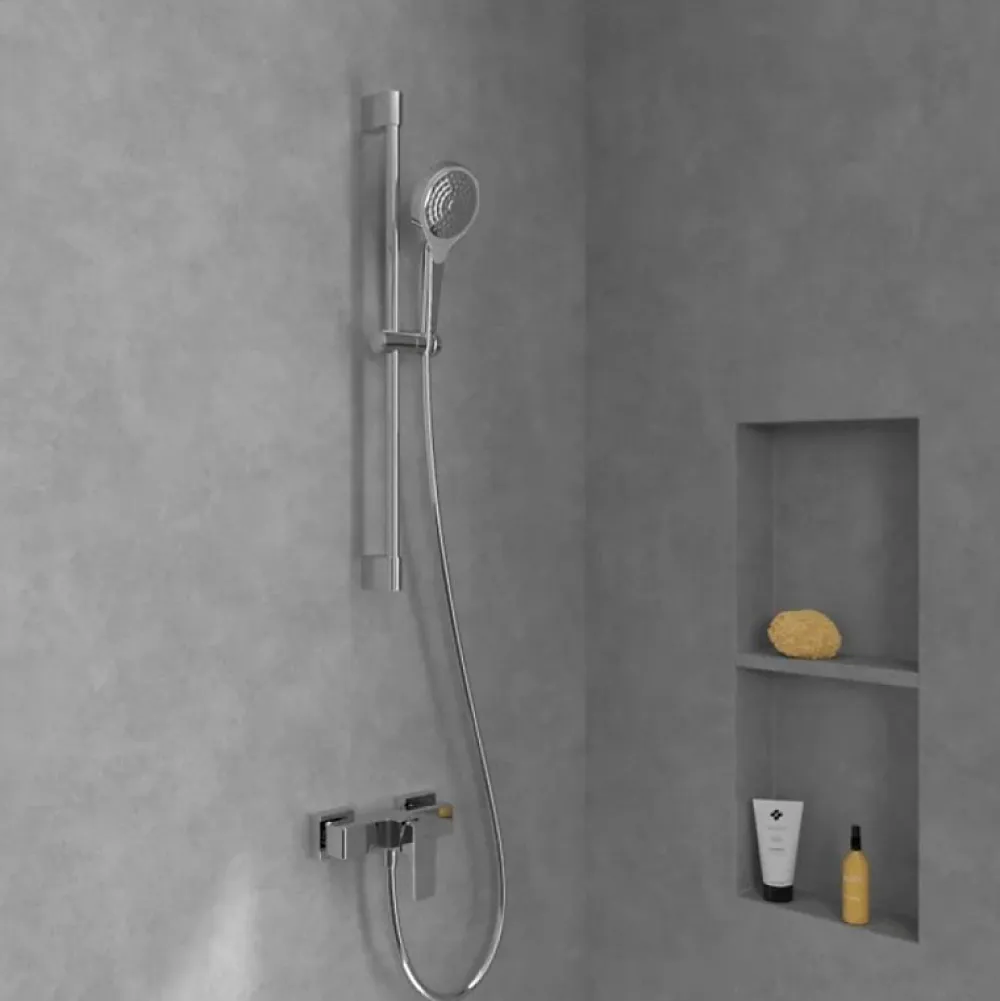 Villeroy & Boch Mitigeur mécanique douche VILLEROY ET BOCH Architectura Square Chrome