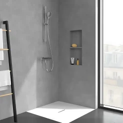 Colonne De Douche Mécanique|Villeroy & Boch Mitigeur mécanique douche VILLEROY ET BOCH Dawn Chrome + Ensemble de douche VILLEROY ET BOCH Verve Showers 3 jets