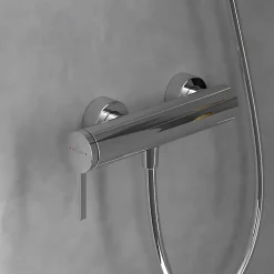 Colonne De Douche Mécanique|Villeroy & Boch Mitigeur mécanique douche VILLEROY ET BOCH Dawn Chrome + Ensemble de douche VILLEROY ET BOCH Verve Showers 3 jets
