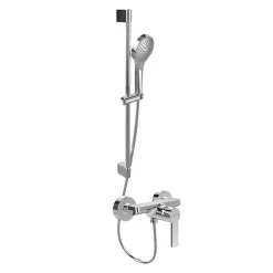 Colonne De Douche Mécanique|Villeroy & Boch Mitigeur mécanique douche VILLEROY ET BOCH Architectura Chrome + Ensemble de douche VILLEROY ET BOCH Verve Showers 3 jets Chrome