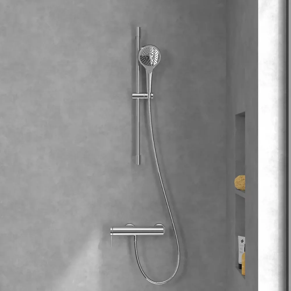 Robinet De Douche|Villeroy & Boch Mitigeur mécanique douche VILLEROY ET BOCH Loop & Friends Chrome