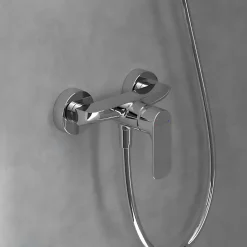 Colonne De Douche Mécanique|Villeroy & Boch Mitigeur mécanique douche VILLEROY ET BOCH O.novo Chrome + Ensemble de douche VILLEROY ET BOCH Verve Showers 3 jets Chrome