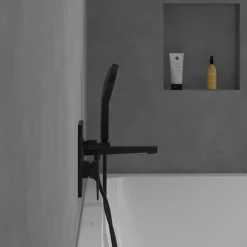 Robinet De Douche|Villeroy & Boch Mitigeur mécanique encastré avec inverseur VILLEROY ET BOCH Architectura Square Noir mat
