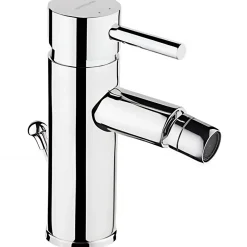 Robinet De Bidet|Sanindusa Mitigeur pour bidet à mousseur orientable Alfa New Icone chromé livré avec vidage à tirette