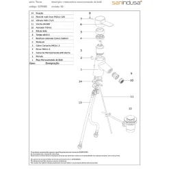 Robinet De Bidet|Sanindusa Mitigeur pour bidet à mousseur orientable Torus chromé livré avec 2 flexibles et son vidage à tirette