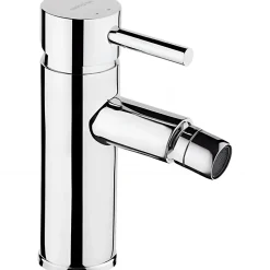 Sanindusa Mitigeur pour bidet à mousseur orientable Alfa New Icone chromé livré avec fixation 2 flexibles