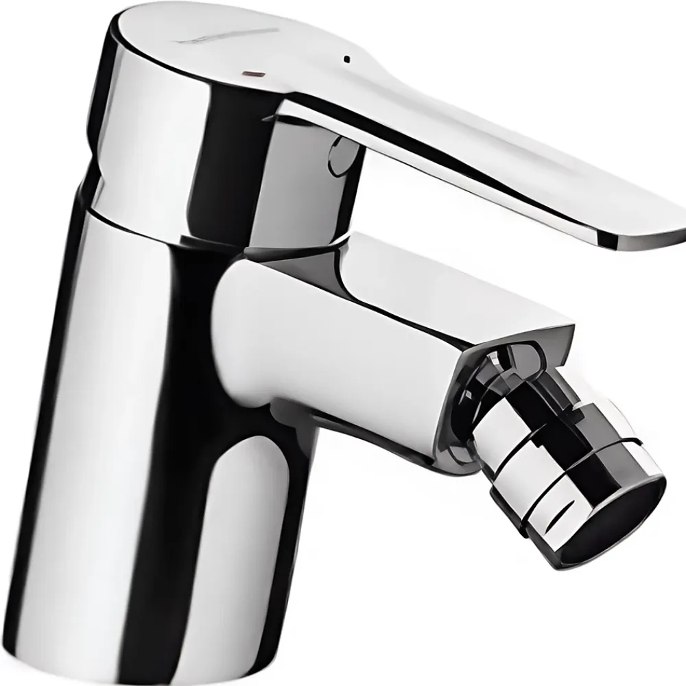 Robinet De Bidet|Sanindusa Mitigeur pour bidet mousseur orientable Alfa Start chromé livré avec 2 flexibles