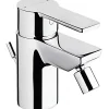 Robinet De Bidet|Sanindusa Mitigeur pour bidet Master 40 chromé mode éco par limiteur de débit livré avec vidage