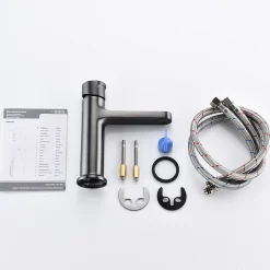 Robinet Lave-Mains|Bernstein Mitigeur pour lavabo et vasque 8211 - Noir mat
