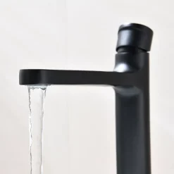 Robinet Lave-Mains|Bernstein Mitigeur surélevé pour lavabo et vasque 8212 - Noir mat