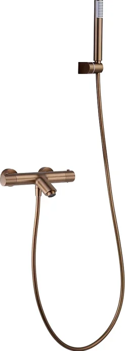 Imex Mitigeur thermostatique de bain et douche MONZA - Or rose brossé