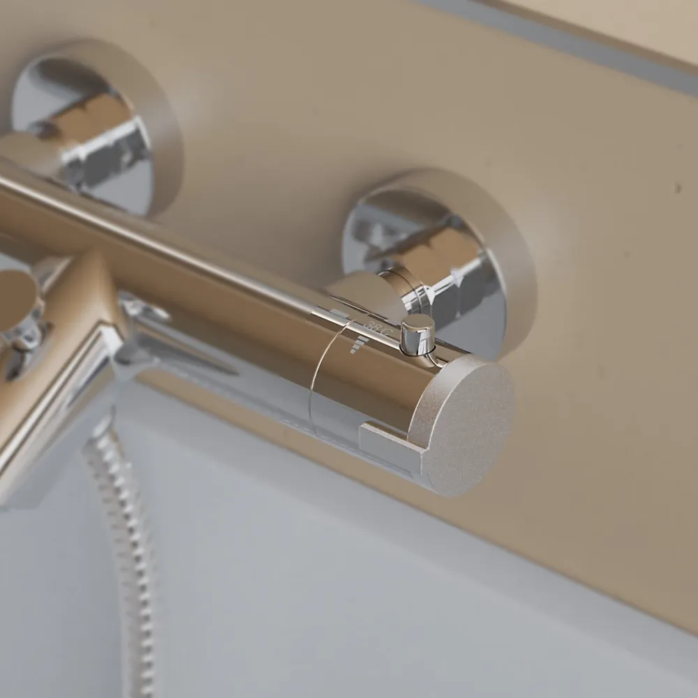 Robinet De Baignoire|Schütte Mitigeur thermostatique de baignoire LONDON chromé