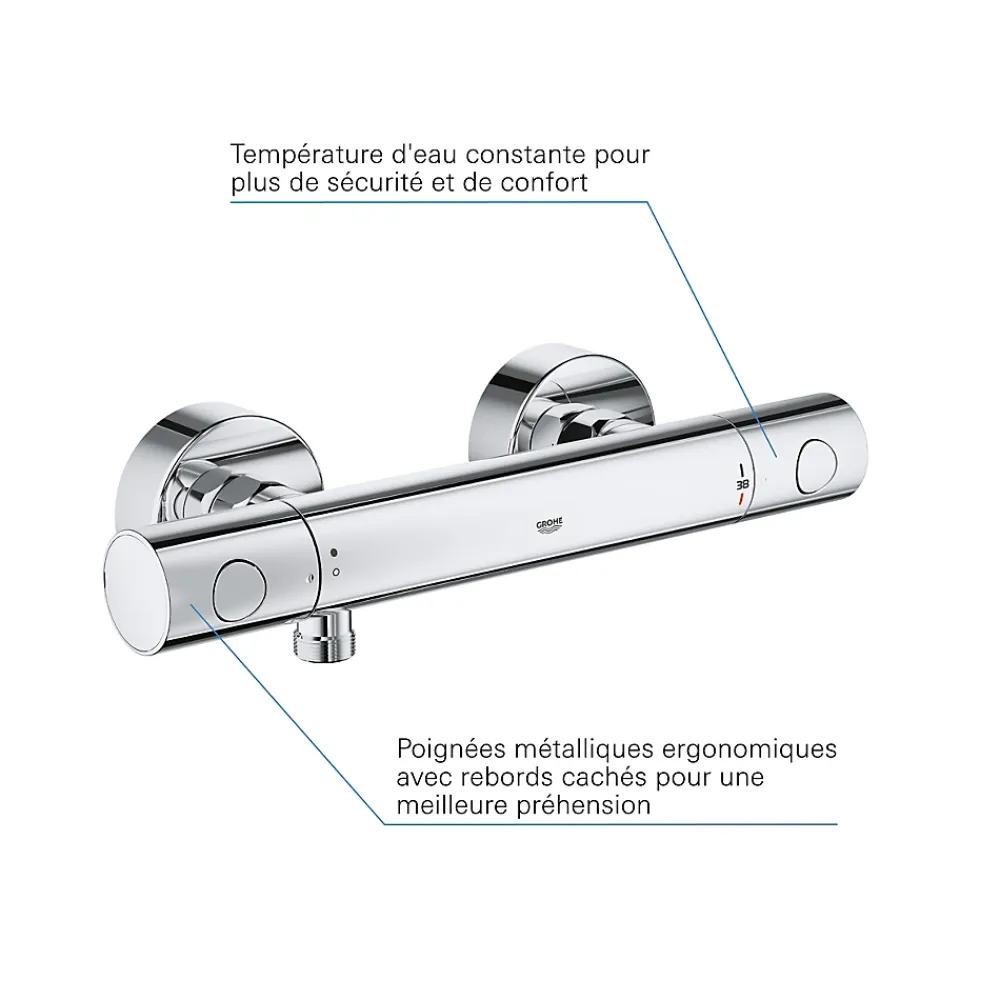 Grohe Mitigeur thermostatique Douche Precision Get