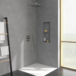 Robinet De Douche|Villeroy & Boch Mitigeur thermostatique encastré 2 voies VILLEROY ET BOCH Universal rectangle Chrome