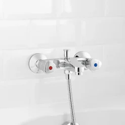 Robinet De Baignoire| Mélangeur de baignoire chromé Grenvik