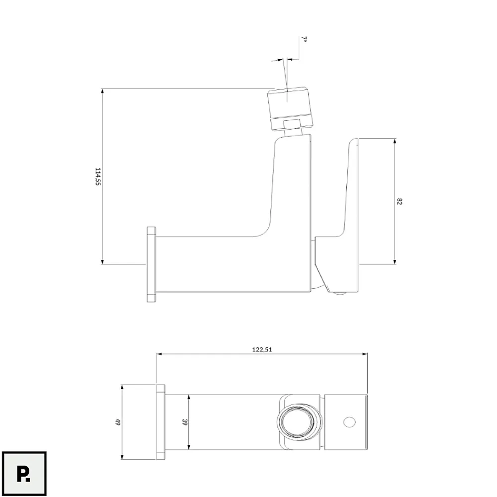 Robinet De Bidet|Otitec Mélangeur de bidet - Chrome Blanc - PARMA