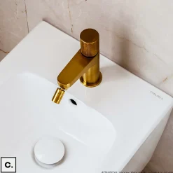 Otitec Mélangeur de bidet - CONTOUR - Or Brossé